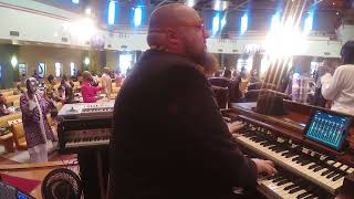 Praise snippet  GMS COGIC Black History Month Sunday  21824  Dan quotSpiffyquot Neuman on organ [upl. by Yael]