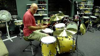 Justin Ottaviano Plays His Custom Cymbals  Part 1 [upl. by Inaoj363]