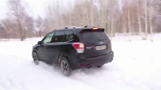 Subaru Forester XT 20 Turbo Разгон 0100 кмч по снегу и прочие покатушки [upl. by Orelle356]