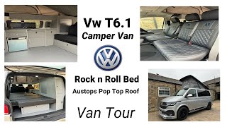 Volkswagen Transporter T61 Camper Van Conversion Swb Dsg  Van Life Uk [upl. by Naibaf377]