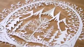 PAPER CUTTING Sketching amp Cutting Your Piece  Part 2 [upl. by Dolley]