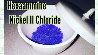 Hexaammine Nickel II Chloride  Preparation [upl. by Ylera]