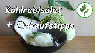 KOHLRABISALAT  Tipps zum Einkaufen  Nie wieder holzigen Kohlrabi [upl. by Aurthur]