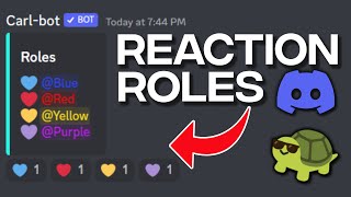 How to Make Reaction Roles on Discord 2023 [upl. by Ahsirak324]