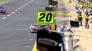 2011 Top Gear 300  Kimi Raikkonen runs over splitter [upl. by Bettencourt]