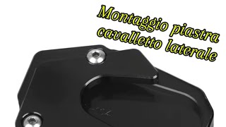 Tutorial montaggio piastra cavalletto laterale moto [upl. by Kleiman]