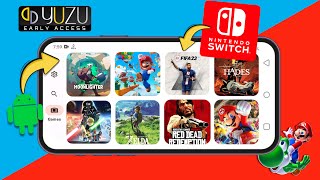 How to play Nintendo Switch Games on Android  Yuzu Early Access [upl. by Katina465]