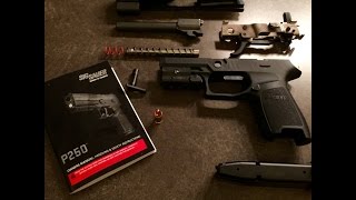 Sig P250 SubCompact XChange Kit and Test Firing [upl. by Theresa535]