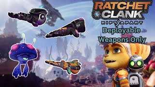 Rift Apart With only Deployable Weapons [upl. by Karlotta]