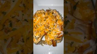 Chicken baked potatoes bakedpotatoes chickenbake microwavehacks bakedpotato potatorecipe baker [upl. by Dorian]