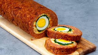 Minced meat roulade using an old German recipe The tastiest thing you have ever eaten [upl. by Ytirehc]