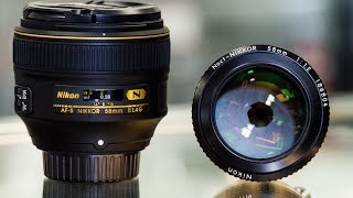 Nikon 58 F14 VS Nikon 58 F12 Noct [upl. by Atneciv886]