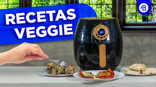 👩‍🍳RECETAS VEGETARIANAS  MENÚ PARA FREIDORA DE AIRE🍅 [upl. by Yanal797]