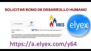 Inscripciones para el Bono de Desarrollo Humano Ecuador [upl. by Ennylcaj]