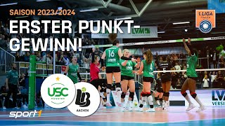 Wer holt sich die ersten Punkte 🏐 1 Volleyball Bundesliga Frauen [upl. by Yrahk896]