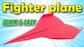 paper airplane tutorial Cimia  How To Make Paper Airplane Easy that Fly far diy origami [upl. by Fabi]