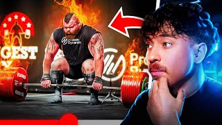 JAnalyse la Technique au Deadlift de Eddie Hall [upl. by Sup]