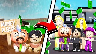 We Get Adopted By A Rich Family In Roblox Brookhaven RP [upl. by Garek]