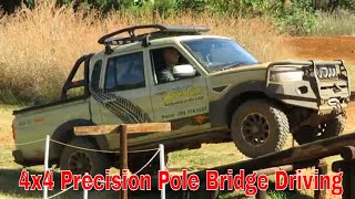 4x4 Precision Pole Bridge Driving [upl. by Hynda]