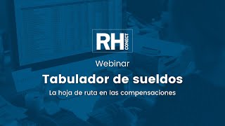 Webinar Tabulador de sueldos [upl. by Platus]