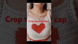 Woollen cap and crop top handmade sortsfeed video [upl. by Acimehs]