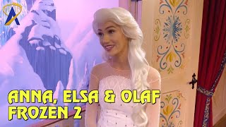 Frozen 2 outfits – Meet Anna Elsa and Olaf in Norway at Epcot [upl. by Nnylyam]