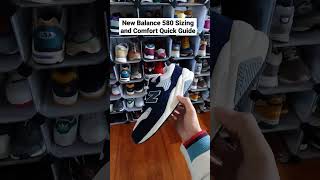 New Balance 580 Sizing and Comfort Quick Guide shorts [upl. by Zipah569]