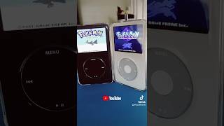 I play GAMEBOY PONEMON on iPod 🤐📱 ipod apple iphone retro emulator pokemon applefan games [upl. by Naujyt]