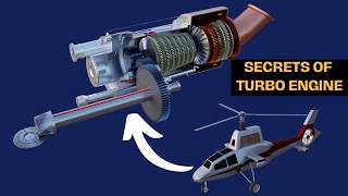 Amazing Helicopter’s Engine  Turboshaft Engine  3D Animation [upl. by Oal]