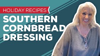 Holiday Recipes Grandmother Pauls Southern Cornbread Dressing Recipe [upl. by Dimitry]