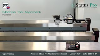 Laser Measurement of parallelism between guidelines on a machine tool explained by Nico Janssen [upl. by Tiram830]