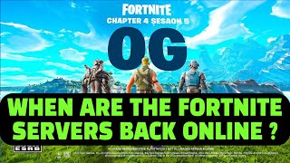 Why Is The Fortnite Server Offline  When Are The Fortnite Servers Back Online  FIX NOW [upl. by Prisca]