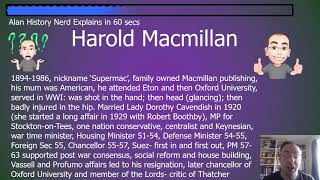 Done in 60 Seconds Harold Macmillan [upl. by Sherman719]