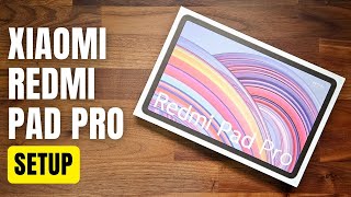 Xiaomi Redmi Pad Pro Setup Guide [upl. by Zippora]