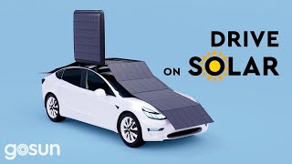 Forget Public Charging Power Your Electric Car with the SUN  GoSun [upl. by Tracie]