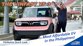 Vinfast VF 3 is now in the Philippines  Philkotse Quick Look [upl. by Grosmark]