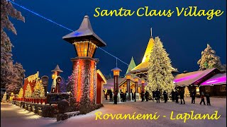 Best of Santa Claus Village at Arctic Circle Rovaniemi Lapland Finland Father Christmas compilation [upl. by Nomyaw3]