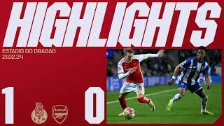 HIGHLIGHTS  FC Porto vs Arsenal 10  Champions League [upl. by Penthea]