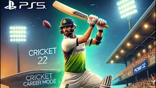 Cricket 22 Career Mode Part 2  Rising to the Challenge [upl. by Trahurn401]