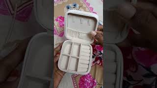 Meesho jewels box finds travel storage box jewelbox meeshofinds youtubeshort minivlogtamil [upl. by Ellerd]