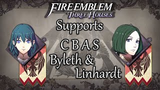 Fire Emblem Three Houses Byleth amp Linhardt  Support Conversations [upl. by Anileme68]