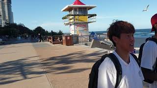 SURFERS PARADISE WALK THROUGH GOLD COAST QueenslandSchoolies 2020 Cavill Ave [upl. by Nnylesor]