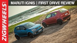 Maruti Suzuki Ignis  Petrol amp Diesel  Manual amp AMT First Drive Review  ZigWheels [upl. by Genna]