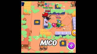 No Skill Mico 🙈 shorts brawlstars supercell gaming [upl. by Atikin]