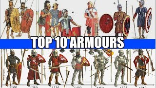 Top 10 Most Effective Armours in History PreModern [upl. by Eidnil]