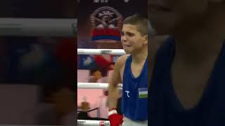 Winner Semifinal Asian Boxing Junior Championships Uday India [upl. by Delaryd]