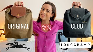 Longchamp Le Pliage Backpack Original VS Club  Wear and Tear  Pros and Cons  Foldable and Compact [upl. by Sena]