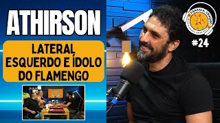 🔸ATHIRSON  O lateral artilheiro  Faaaala Craque 24 flamengo futebolfeminino santosfc [upl. by Bondie]