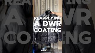 Reapplying a DWR coating Відновлення DWR покриття [upl. by Siriso856]