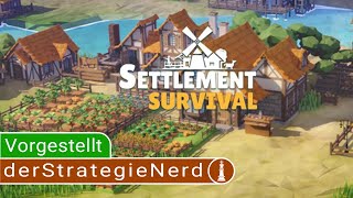 Settlement Survival Vorgestellt  Banished 20 und Patron Konkurrent gezeigt  gameplay deutsch [upl. by Nerak]